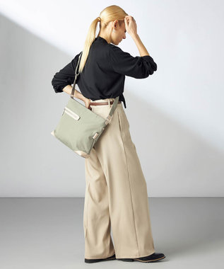 Y'SACCS アシメファスナーポケットショルダー ライトグリーン