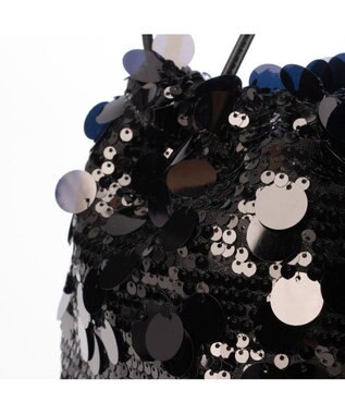 UNBILLION カシュカシュ cachecache / 2wayスパンコール巾着ショルダー ブラック