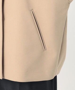 23区 L 【R(アール)】2WAYダブルクロス ノーカラージャケット ベージュ系