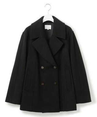 23区 【GOLD LABEL】ウールリバー Pコート ブラック系