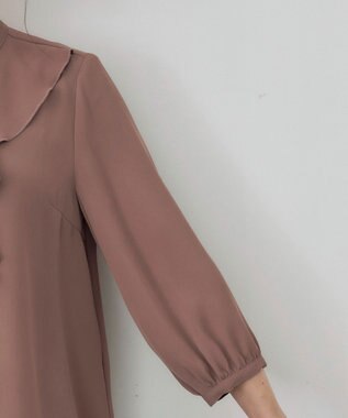 Tiaclasse 【洗える】フリルブラウス ピンク