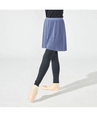 Chacott スカート付レギンス ブルー