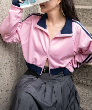 WEGO ショートトラックジャケット ピンク