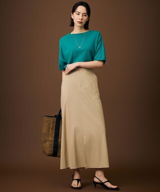 自由区 ファンクショナルナロー スカート ベージュ