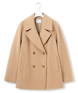 23区 【GOLD LABEL】ウールリバー Pコート キャメル系