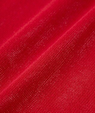 Green Parks 接触冷感七分袖カーディガン Red