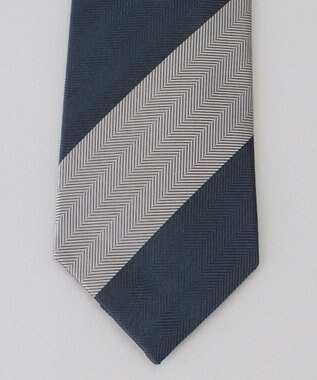 GOTAIRIKU GOTAIRIKU別注【日本製】シルク ネクタイ_ストライプ グレー系1