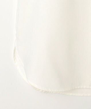 J.PRESS LADIES フルダルスパンマイクロピーチ ブラウス オフホワイト系