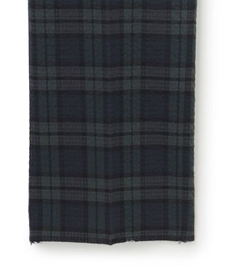 J.PRESS MEN クールマックスサッカー ステムテーパードパンツ ネイビー系3