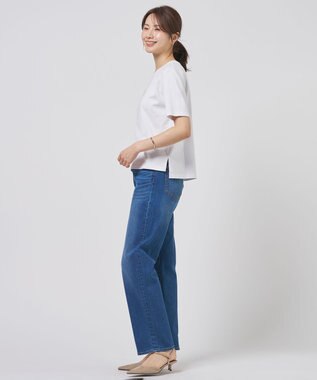 J.PRESS LADIES S 刺繍ロゴ Tシャツ ホワイト系