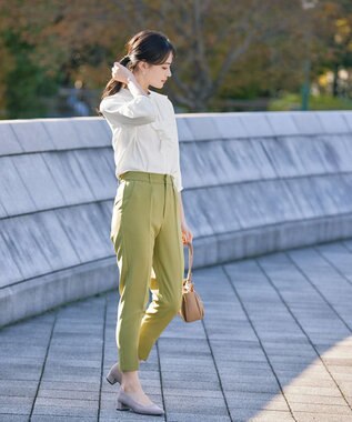 Tiaclasse 【洗える】フリルブラウス オフホワイト