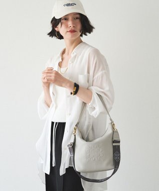 russet 《WEB限定》スタンダードミニショルダーバッグ <エンボスモノグラム>(CE-1718-WEB) L.Gray