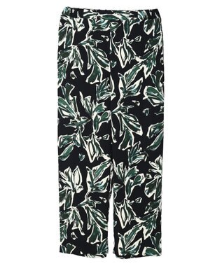 AMERICAN HOLIC Ｆｌｏｗｅｒプリントリラックスパンツ Black