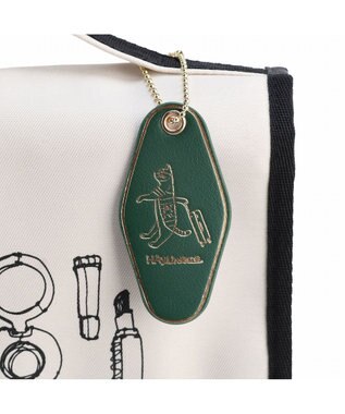 ACE BAGS & LUGGAGE HAyU × ace.  トラベルポーチ 猫柄 17826 アイボリー