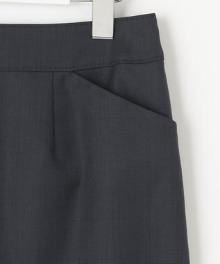 J.PRESS LADIES BAHARIYE フレアースカート ネイビー系