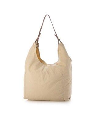 UNBILLION カシュカシュ cachecache / アニマルドローイング刺繍ナイロントート ベージュ