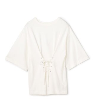 uncrave プレーンジャージー 2WAYレースアップトップス