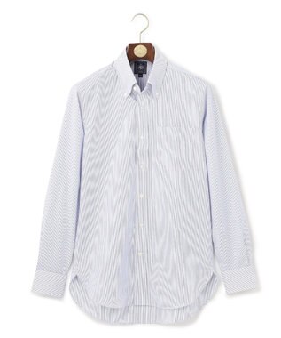 J.PRESS MEN 【PREMIUM PLEATS / 形態安定】マイクロストライプ シャツ / B.D. ネイビー系1