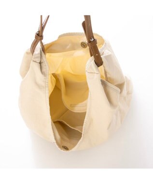 UNBILLION カシュカシュ cachecache / アニマルドローイング刺繍ナイロントート ベージュ