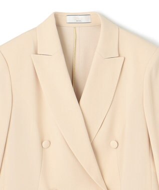 BEIGE， 【洗える】CINDY / ダブルブレストジャケット Sheer Orange