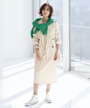 ICB 【WEB＆一部店舗限定カラーあり】 LooseWeave ジャンパースカート エクリュ系