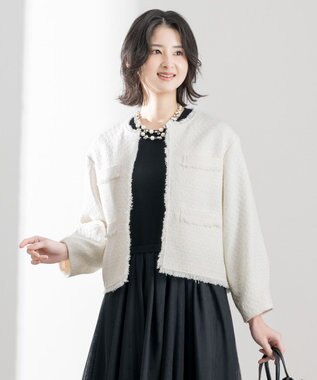 ONWARD Reuse Park 【23区】ジャケット春夏 オフホワイト