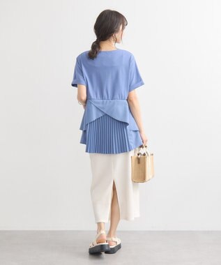 earth music&ecology 選べる丈カットナロースカート Ivory