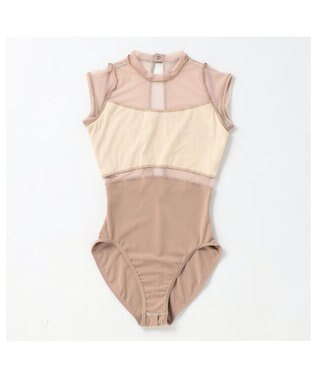 Chacott ハイネックレオタード キャメル