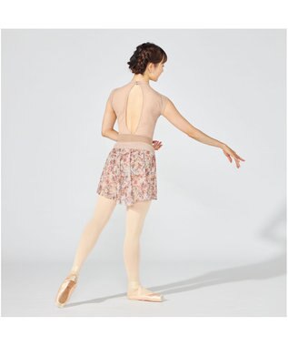 Chacott ハイネックレオタード キャメル