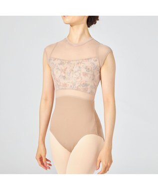 Chacott ハイネックレオタード キャメル