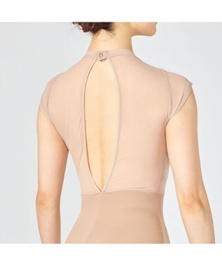 Chacott ハイネックレオタード キャメル