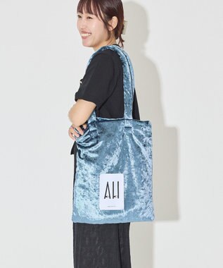 AMERICAN HOLIC 26AWパテッドホリホリトートバッグ Blue