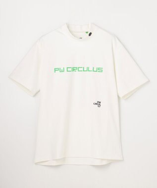 MEN】 PIXEL GRAPHIC モックネックT ゴルフ / PW CIRCULUS