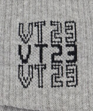 23区GOLF 【MEN】ロゴ レギュラーソックス ライトグレー系