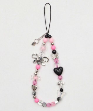 WEGO ビーズストラップキーホルダーG 柄5