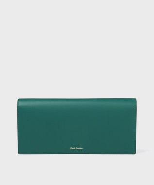 Paul Smith スワールカットカードレイヤー 長財布 ブルーグリーン