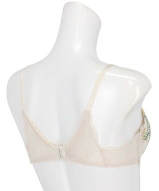 une nana cool バックスタイルまでかわいい Steppe Flower ワイヤーブラ ライトベージュ