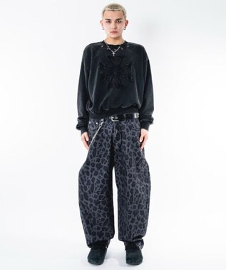 WEGO 【ユニセックス着用ITEM】ブリーチハトメロゴプルオーバー ブラックその他