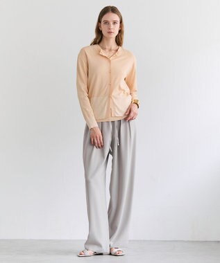 BEIGE， RUE / ドライタッチイージーセミワイドパンツ Taupe