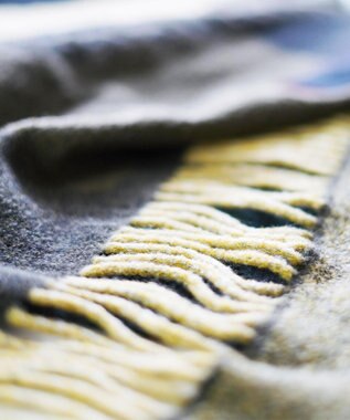 nitorito 【3WAY/秋冬向け/UNISEX】wadachi チェック柄 ストール khaki