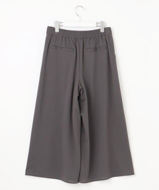 J.PRESS LADIES L 【洗える】ジャージー ワイド パンツ スレート系
