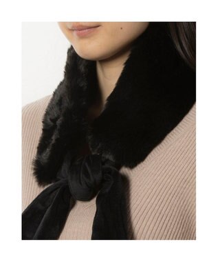 UNBILLION カシュネ cache nez / フェイクファーティペット ブラック