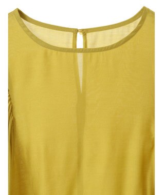 AMERICAN HOLIC 袖ボリュームシアーブラウス Yellow
