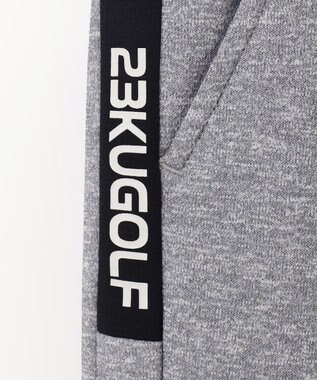 23区GOLF 【MEN】【ストレッチ】バックメッシュポンチ テーパードパンツ ライトグレー系