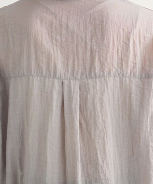 Green Parks ＳＥＴ２点ラメシャギービスチェ＋シャツ Charcoal Gray