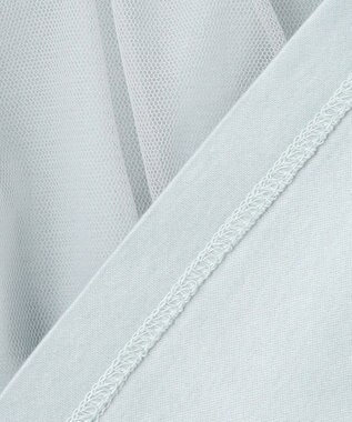 Feroux チュールコンビカットソー スカイブルー系