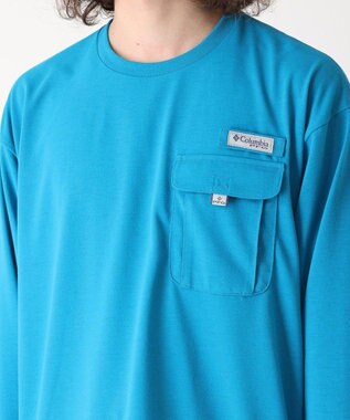 Columbia Columbia/ バーンノベルロングスリーブクルー /コロンビア Blue Echo