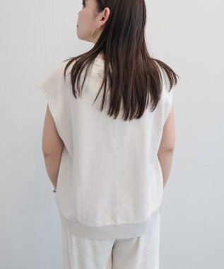 AMERICAN HOLIC 【RUSSELL】裏毛Vネックベスト Oatmeal