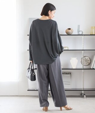 AMERICAN HOLIC ポンチコクーンカットプルオーバー Charcoal Gray