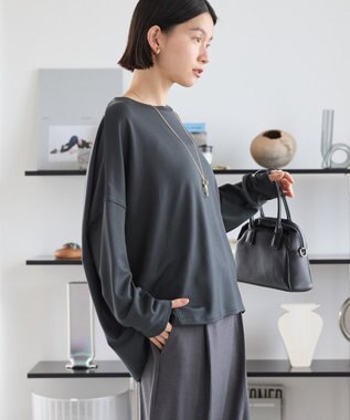 AMERICAN HOLIC ポンチコクーンカットプルオーバー Charcoal Gray